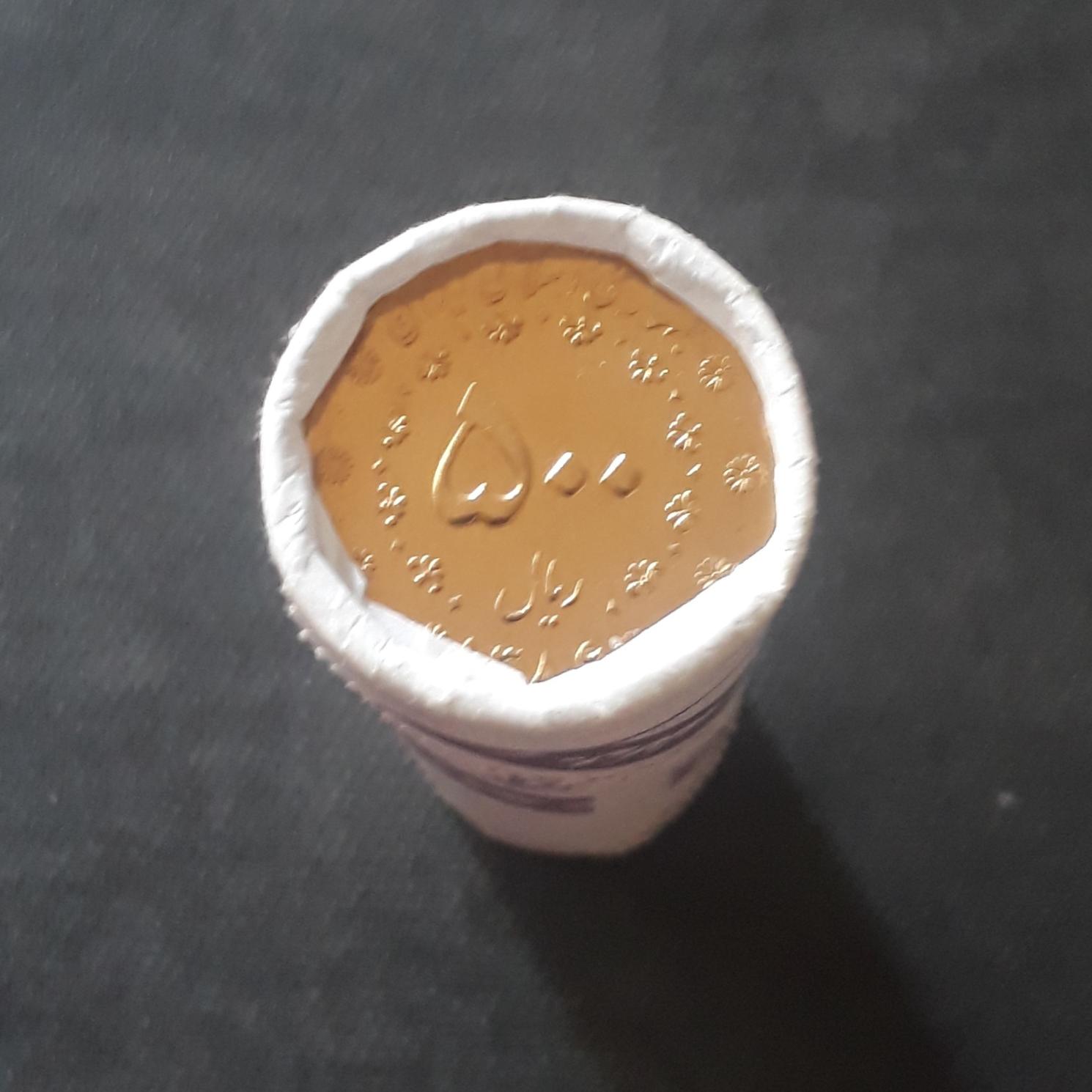 رول بانکی سیمرغ 500 ریال 1386