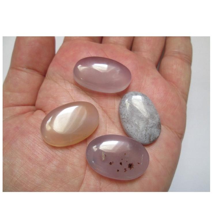 4 عدد نگین عقیق معدنی ( P 164 )