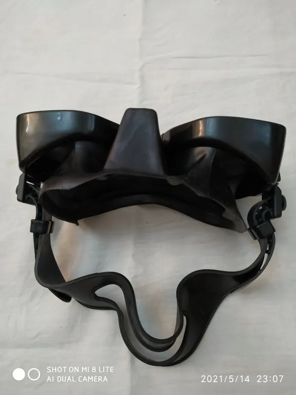 عینک ماسک غواصی  tempered glass