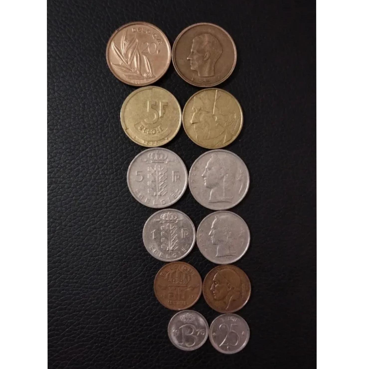 ست سکه های بلژیک