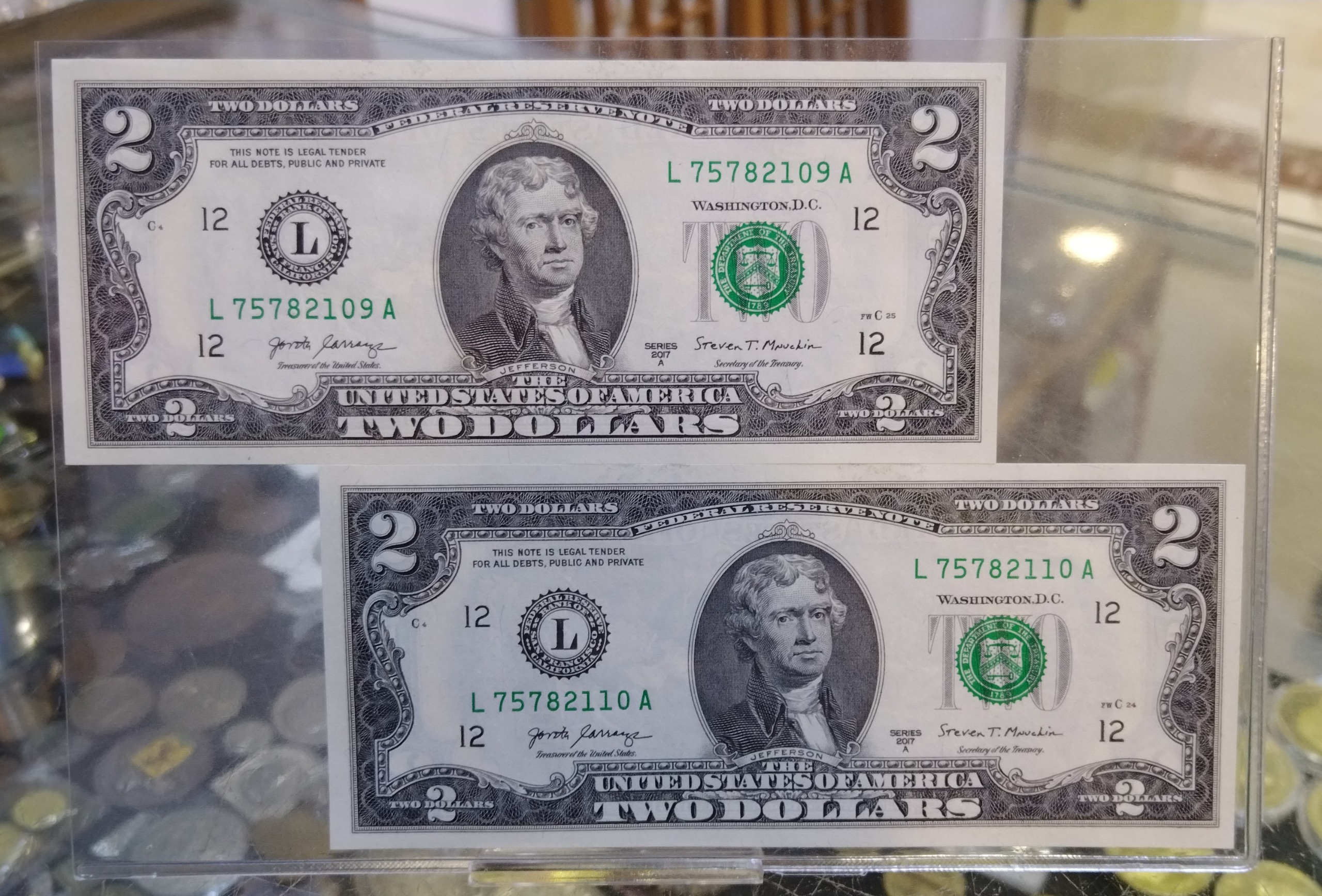 اسکناس کلکسیونی آمریکا