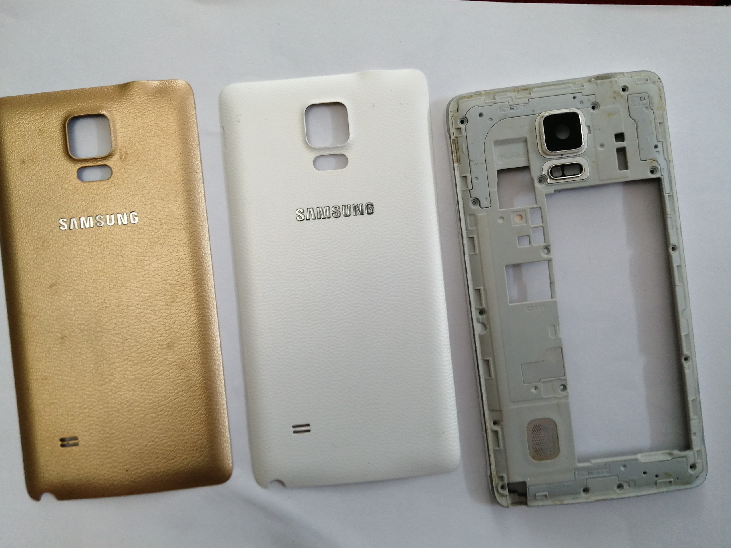 فریم و درب پشت samsung note 4