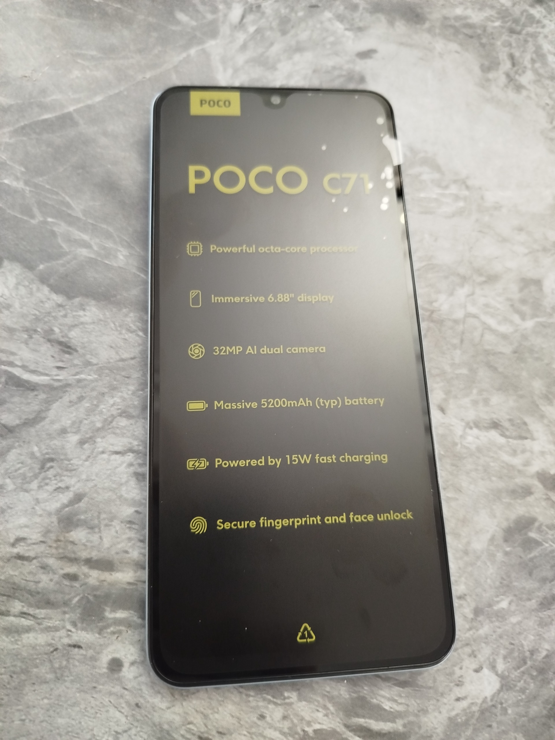 گوشی poco c71 آکبند