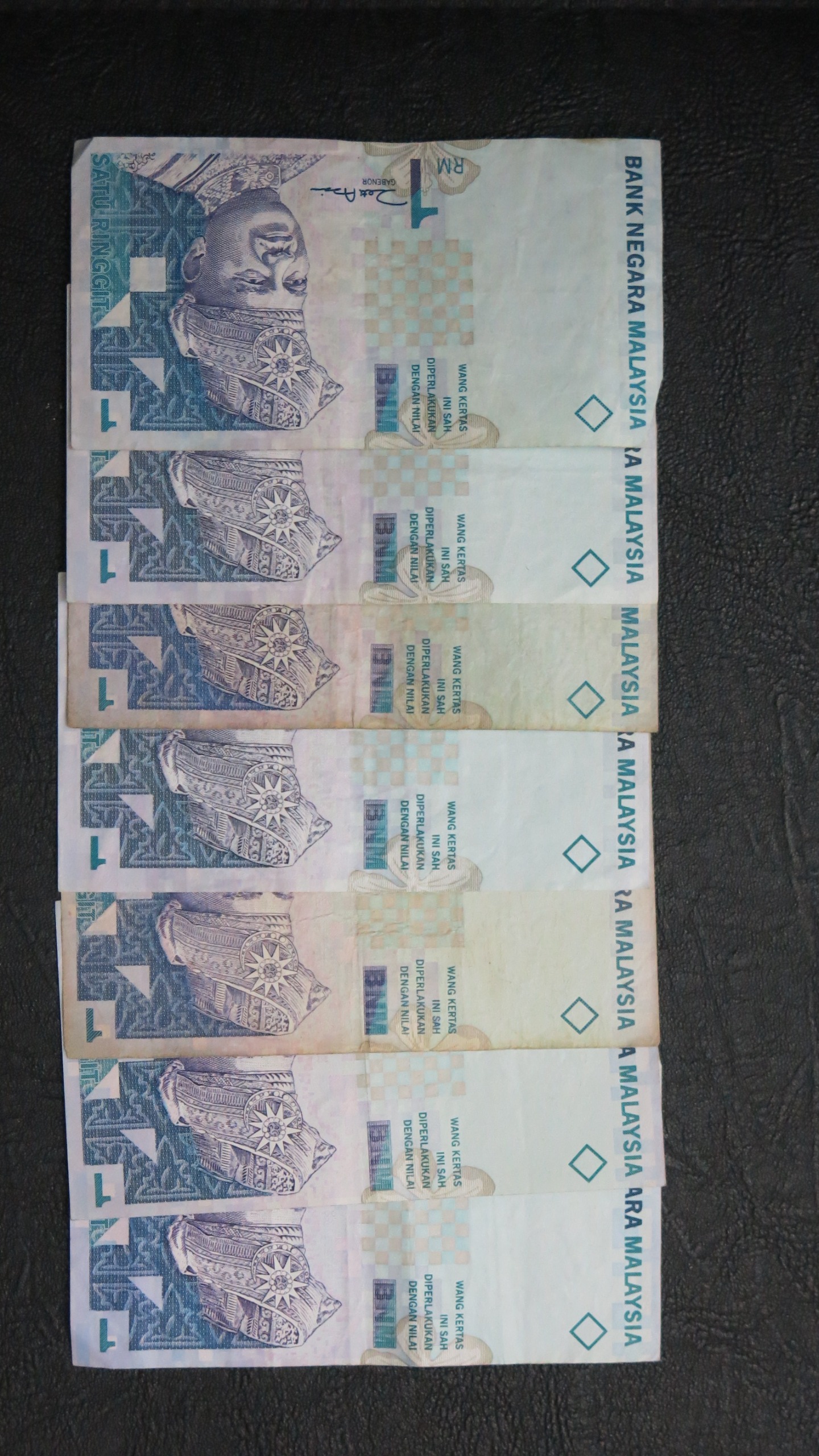 مالزی 1 رینگت 7 برگ