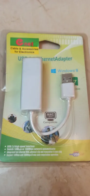 تبدیل شبکه  Usb 2 Ethernet Adapter