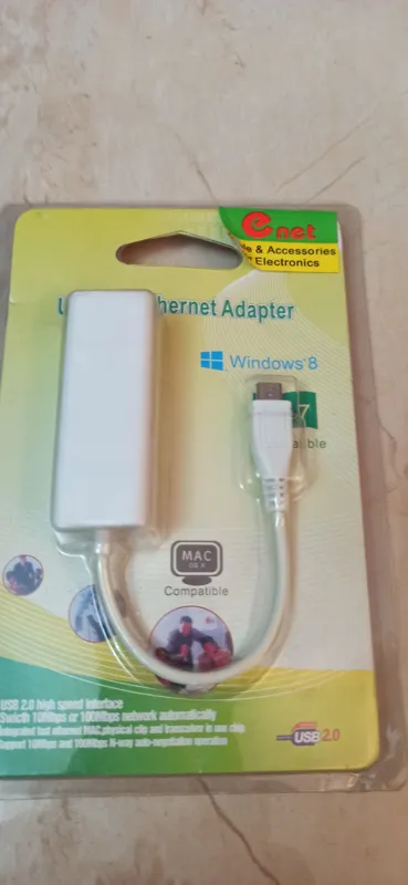 تبدیل شبکهmicro usb به  Ethernet Adapter