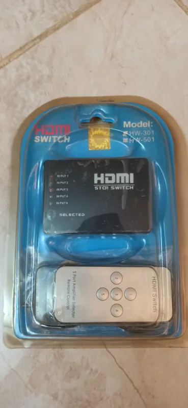 سوئیچ HTMI یک به پنج با ریموت