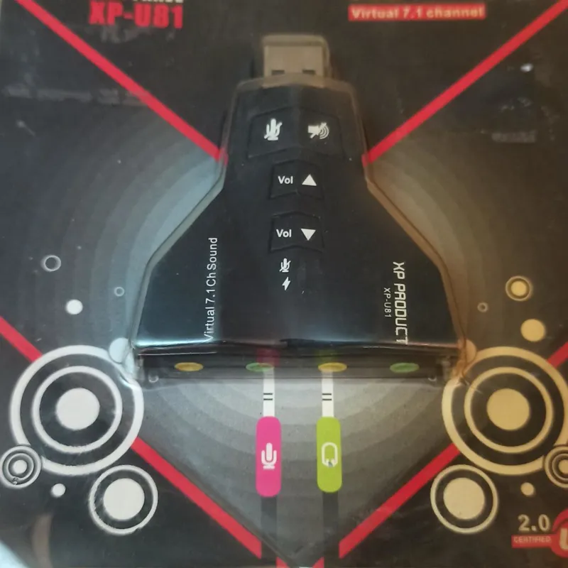 کارت صدا USB مدل حرفه ای XpU81