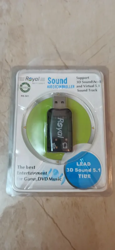 کارت صدا با پورت USB