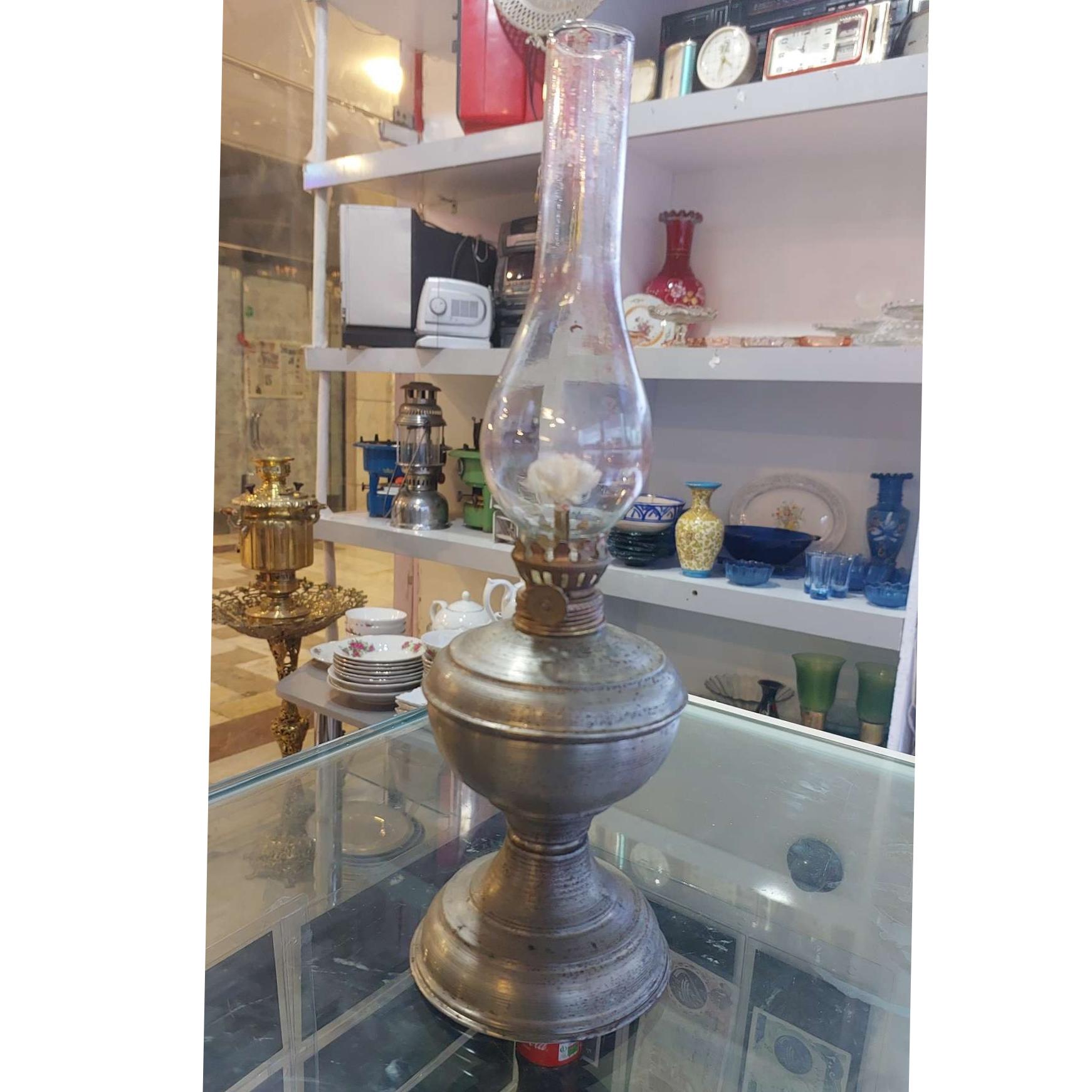 چراغ گرد سوز سالم و مرتب با حباب