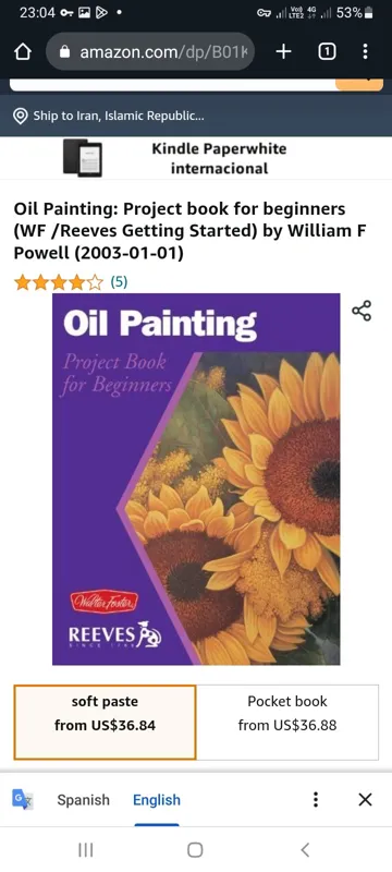 کتاب آموزش نقاشی رنگ روغن,برندREEVES,walter Foster