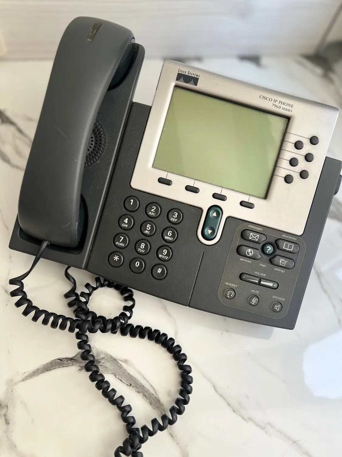 گوشی تلفن تحت شبکه سیسکو Cisco IP Phone 7960G