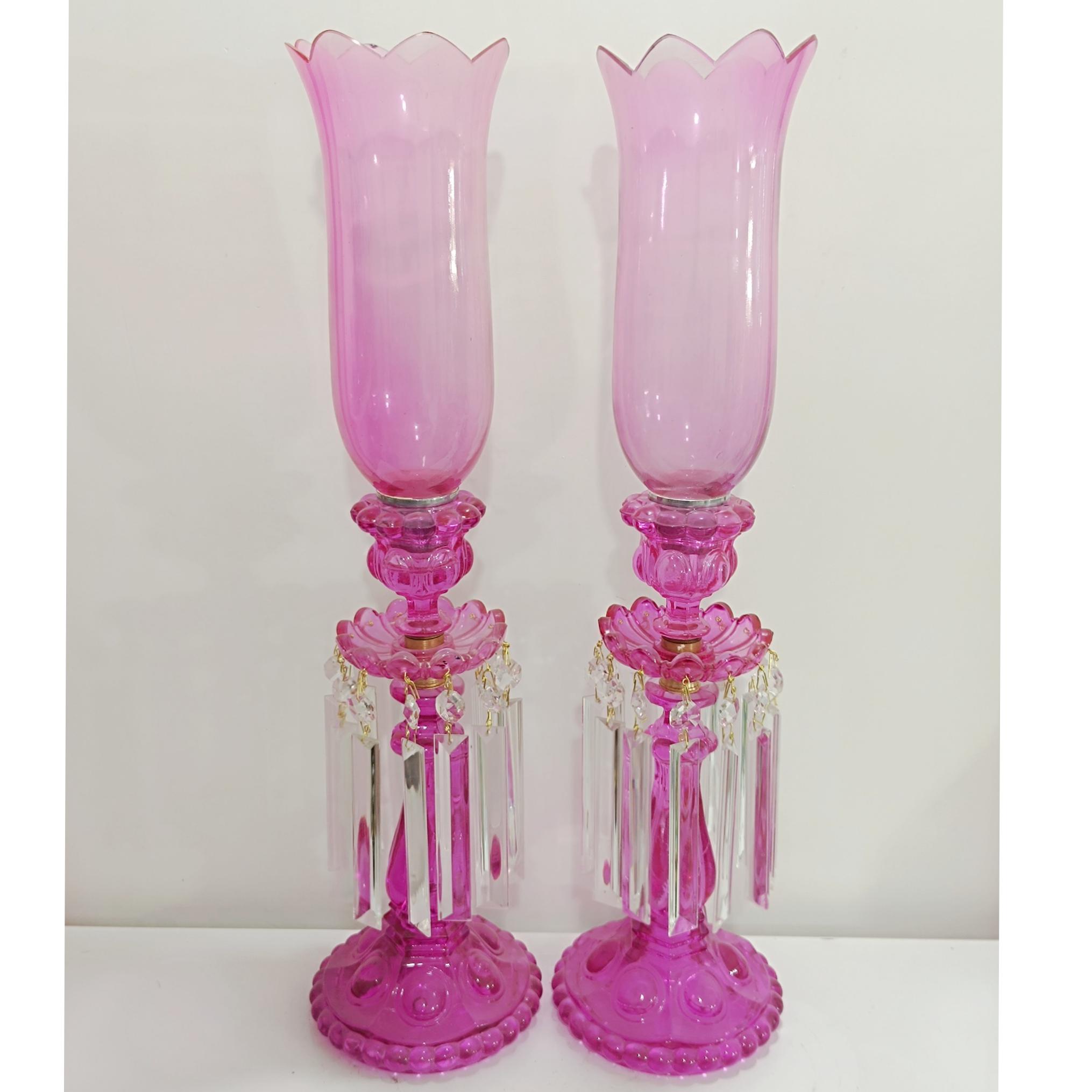 شمعدان بلور طرح قدیم