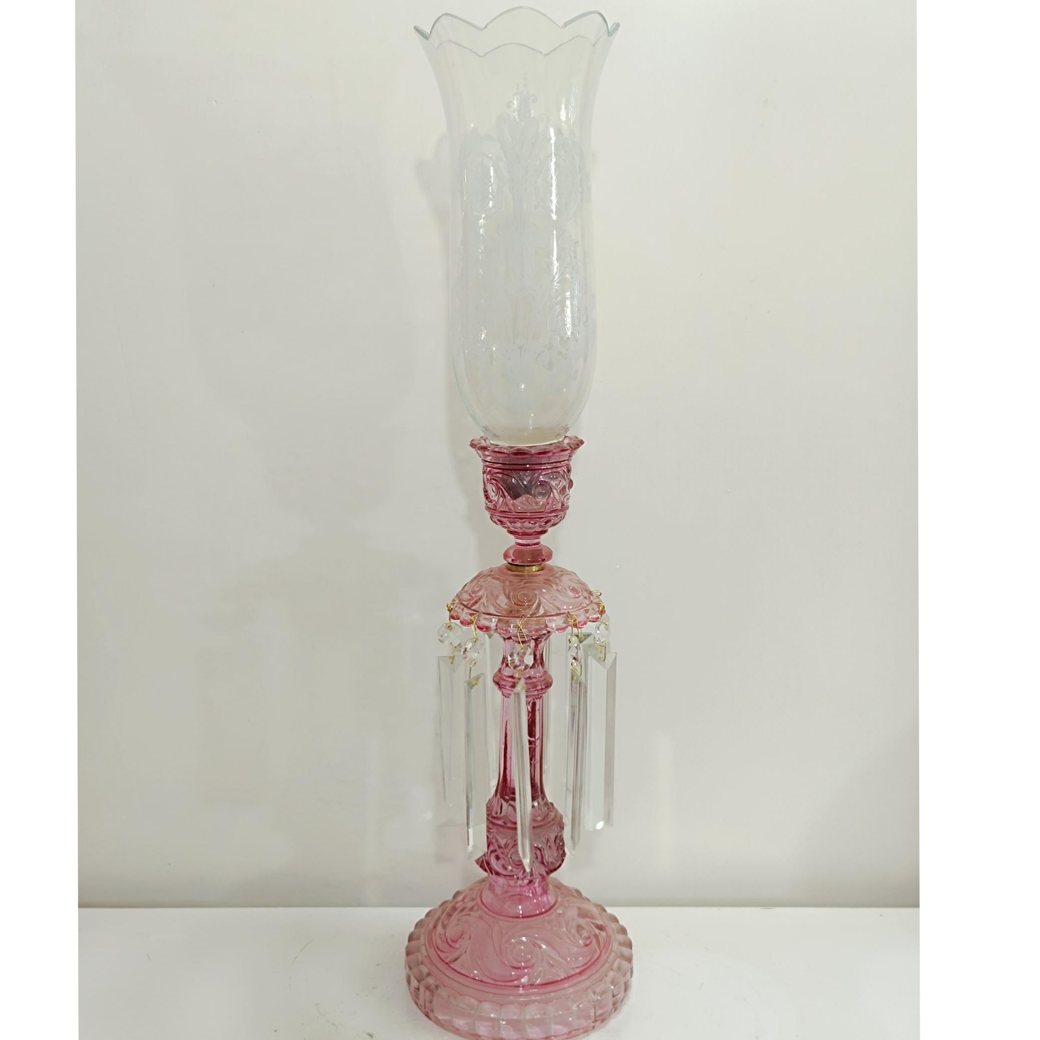 شمعدان بلور طرح قدیم تک