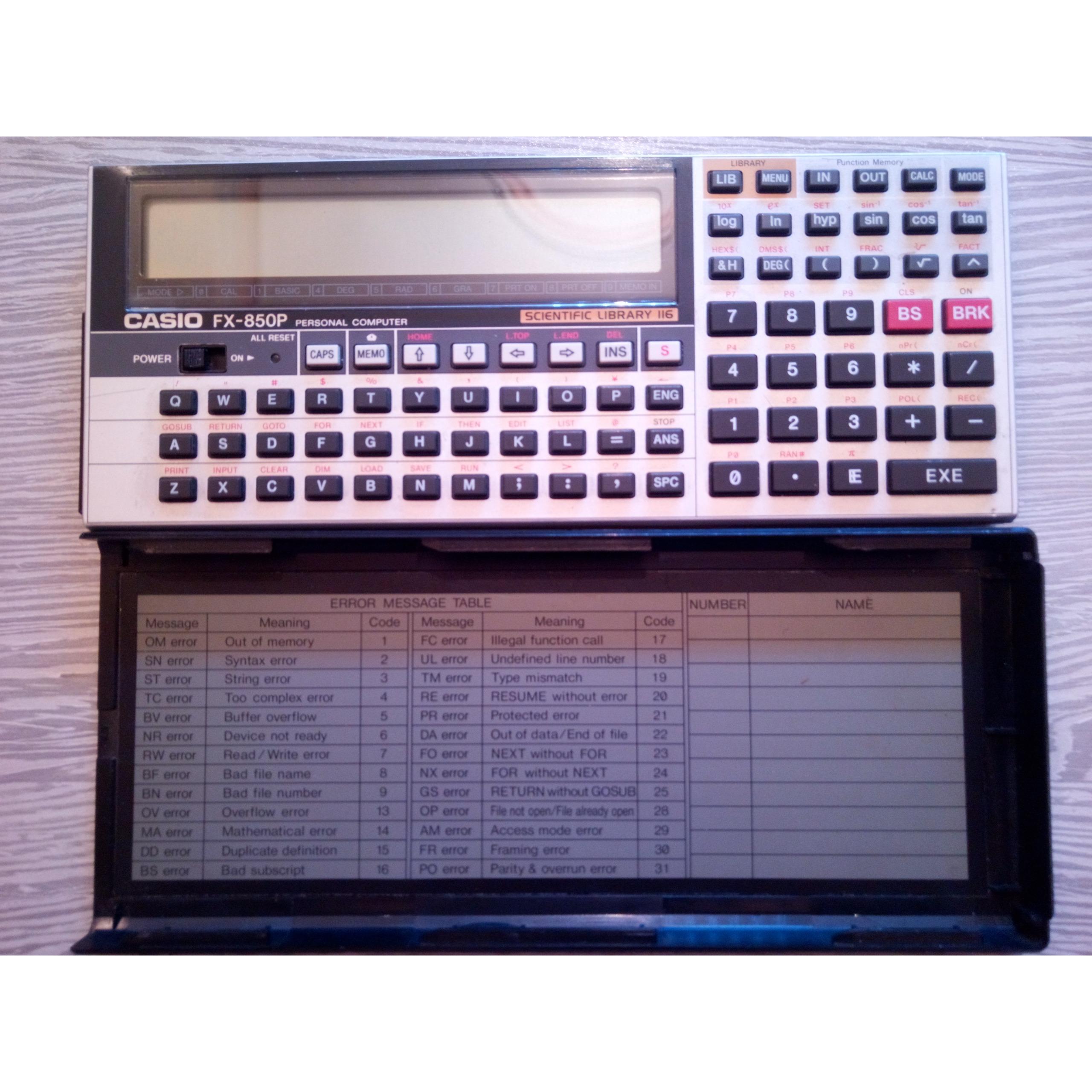 ماشین حساب کاسیو FX-850P