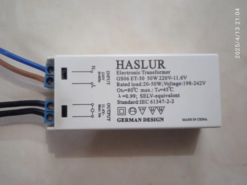 ترانس برق مدل ET-50W (توضیحات)