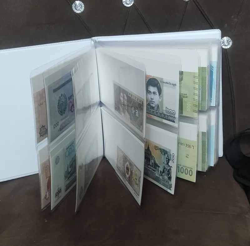 40جفت اسکناس خارجی با آلبوم