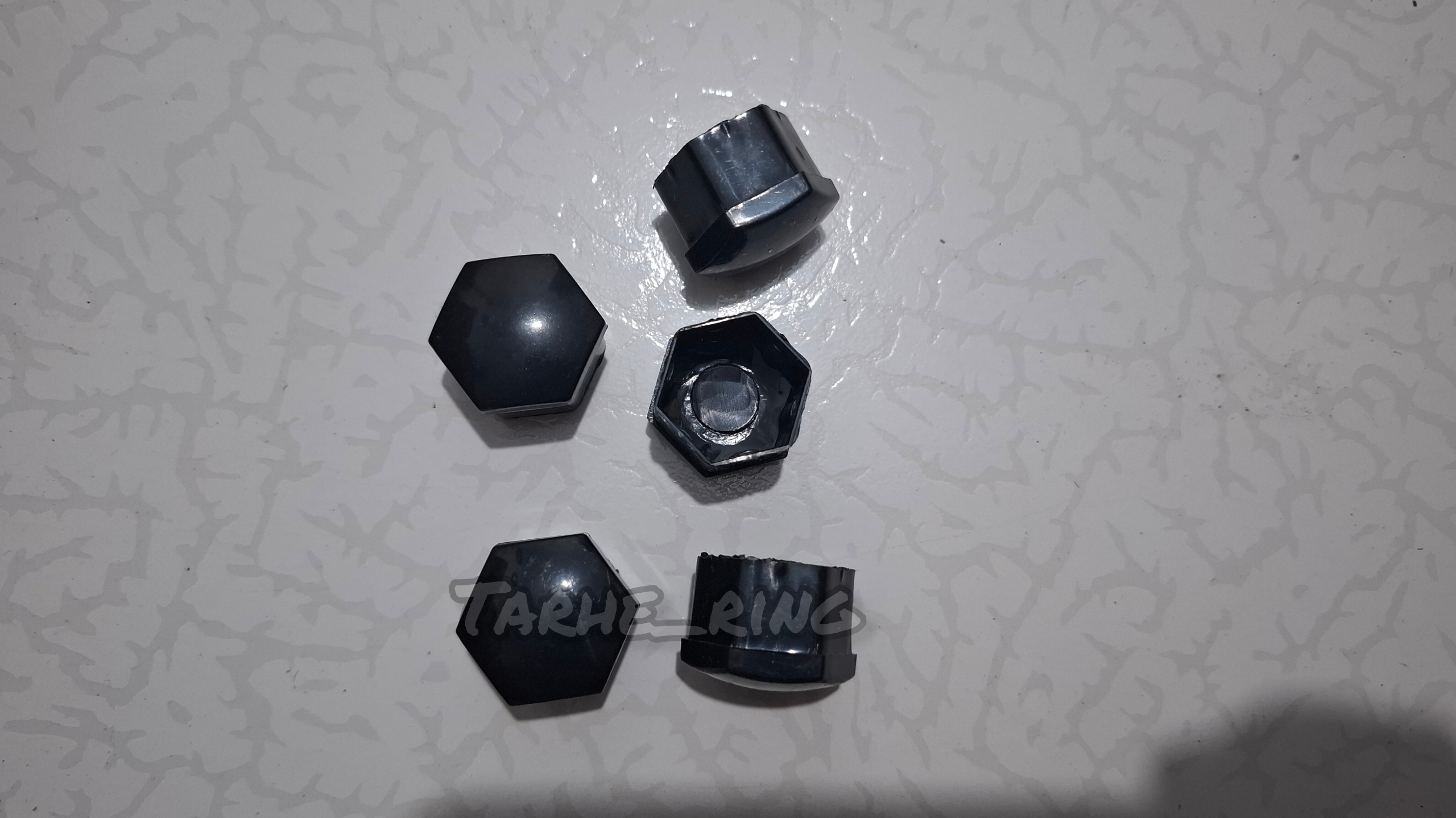 گلپیچ سایز 21 رنگ مشکی گل پیچ رو مهره ای