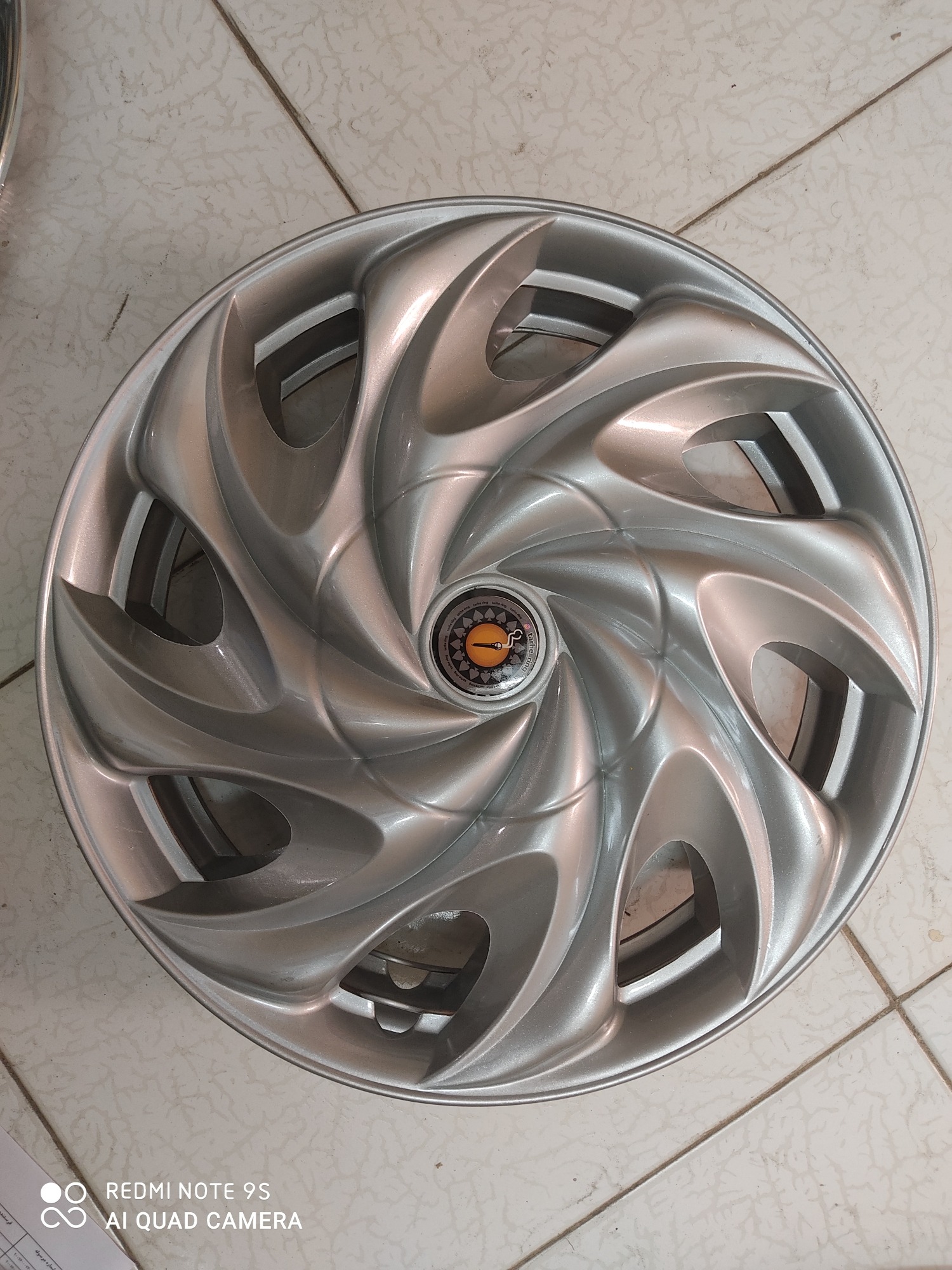 قالپاق اسپرت کوییک طرح جدید سایز رینگ لاستیک 14