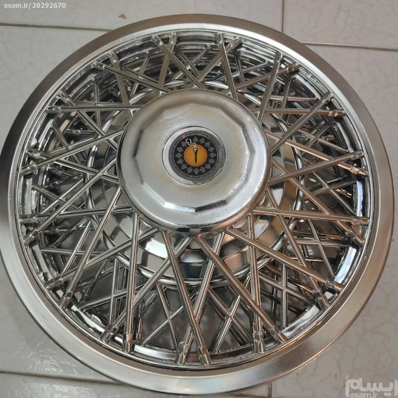 قالپاق کالسکه ای پیکان و پراید مدل استیل سایز13