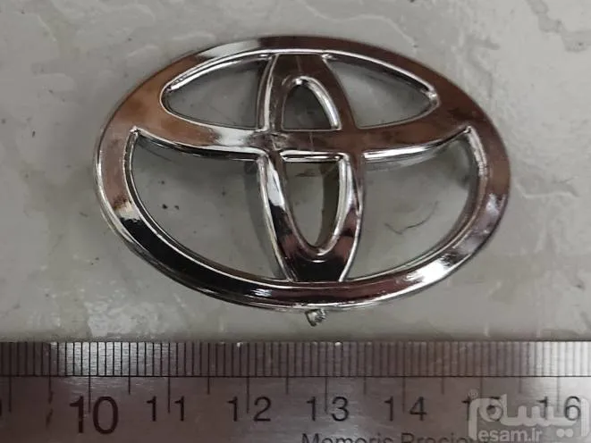 آرم لوگو تویوتا مارک برجسته استیل رنگ