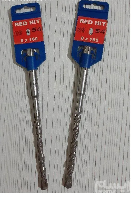 2 عدد مته 4 شیار شماره 8 مارک RED HIT 8/1602