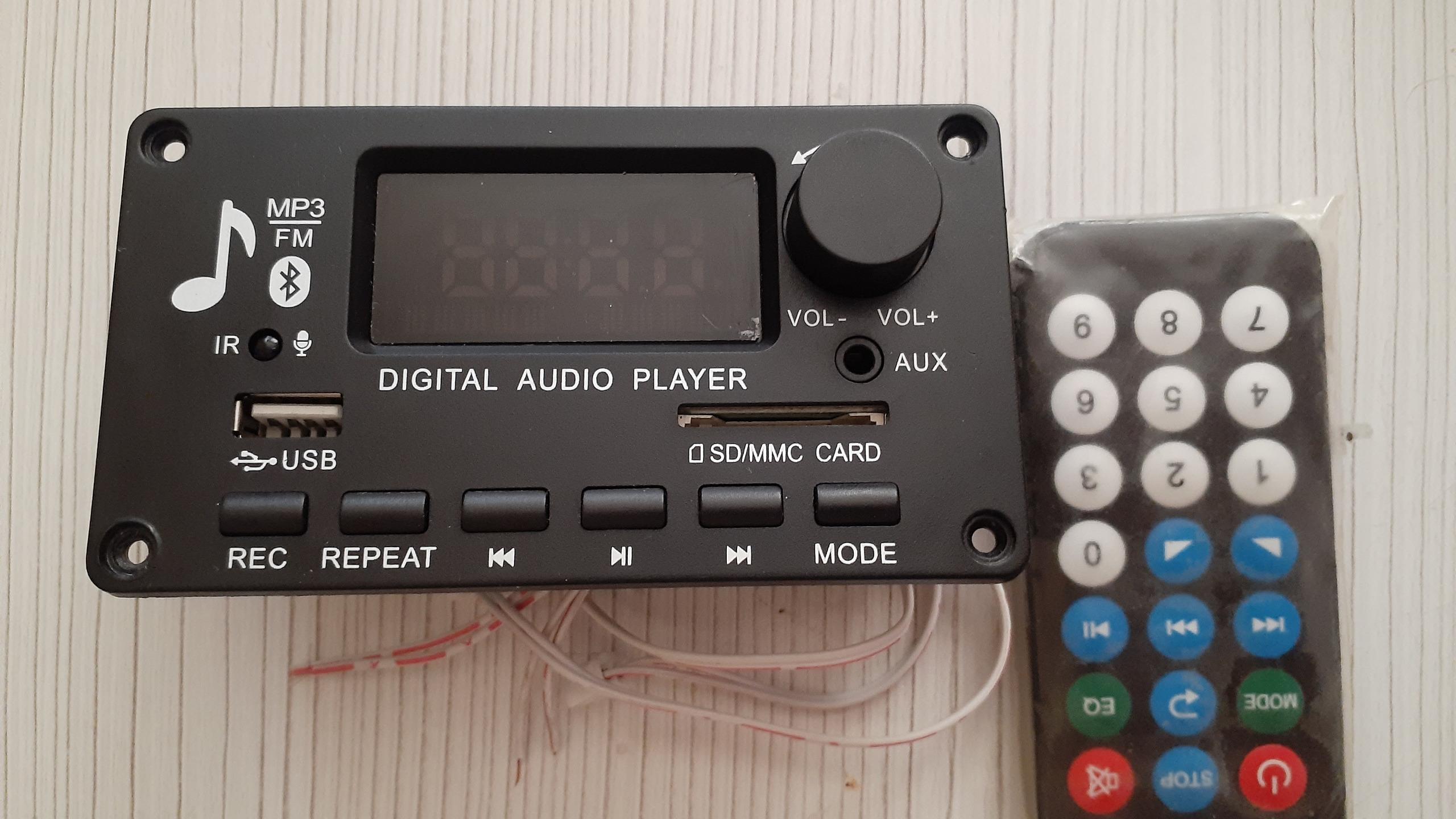 پخش کننده MP3 PLAYER پنلی بلوتوثی ولوم دار
