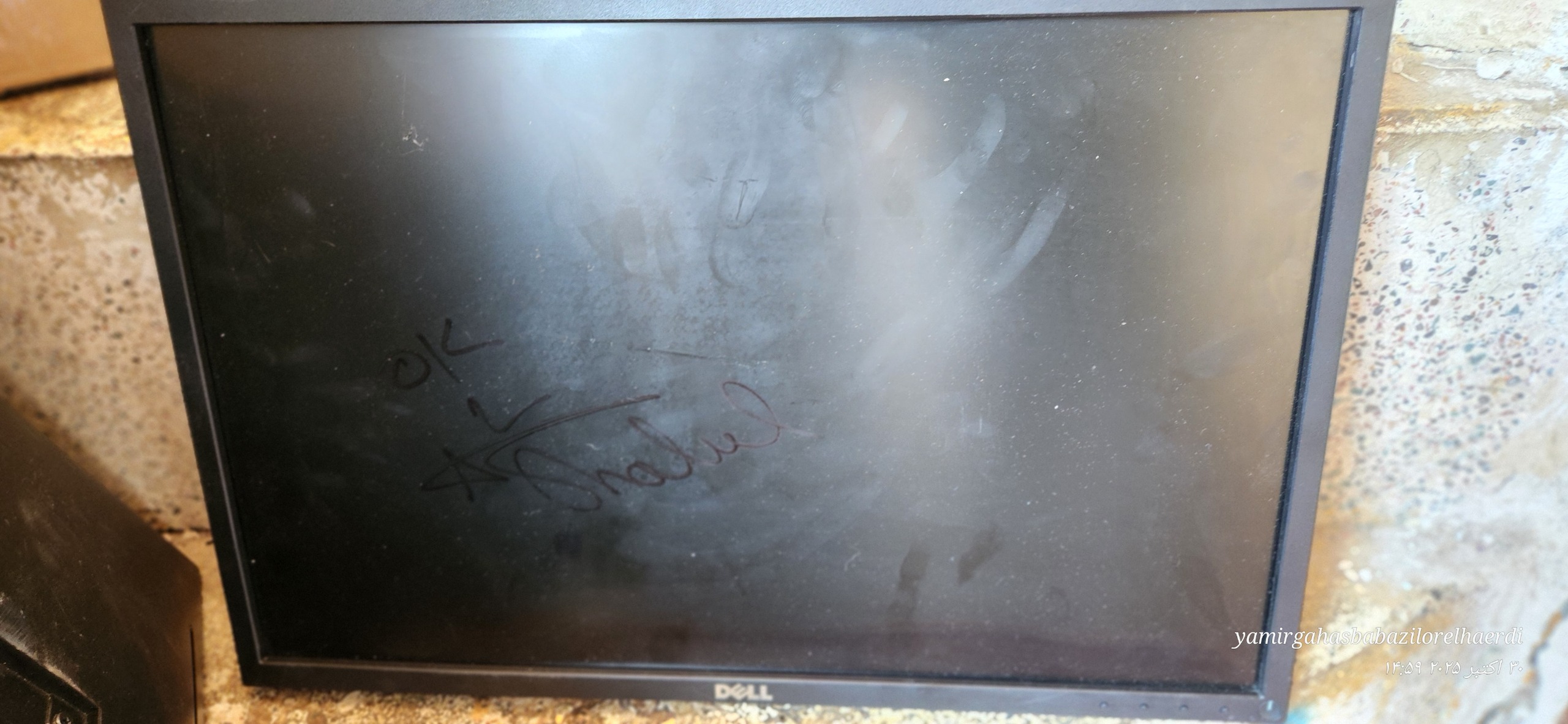 مانیتور پنل شکسته فقط پنل شکسته