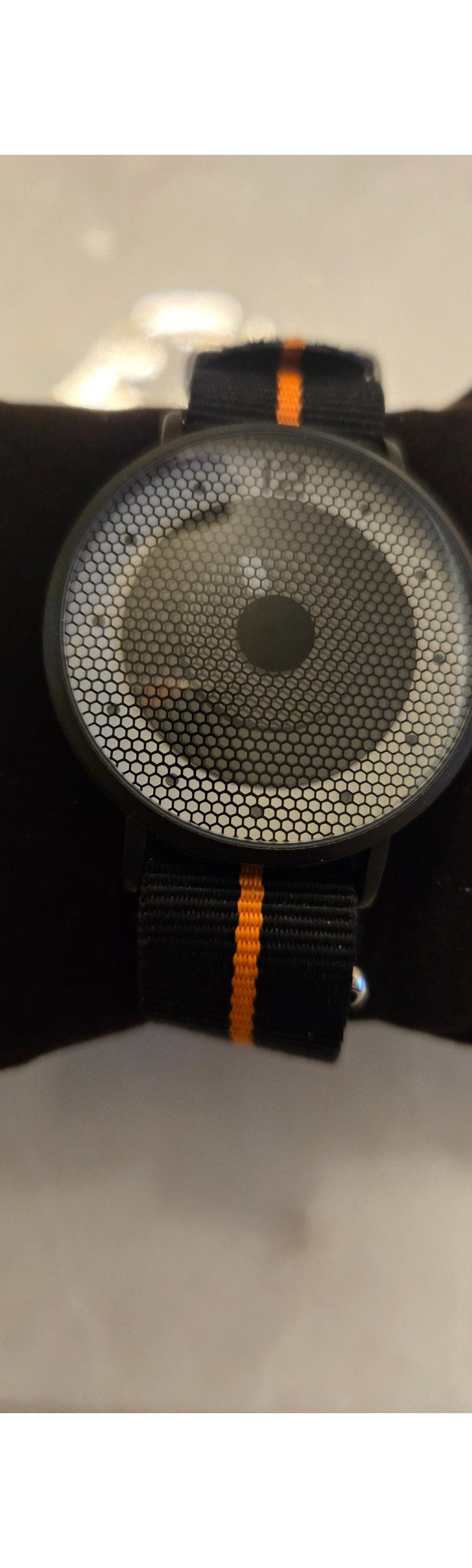 ساعت سینوبی sinobi اصلی بند پارچه نارنجی