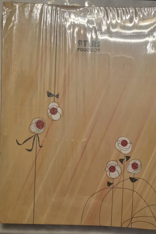 کلاسور چهار سوراخ اطلس جلد سخت آکبند