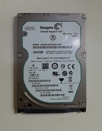 هارد 160 گیگ لبتاپی 2.5 اینچ تمیز