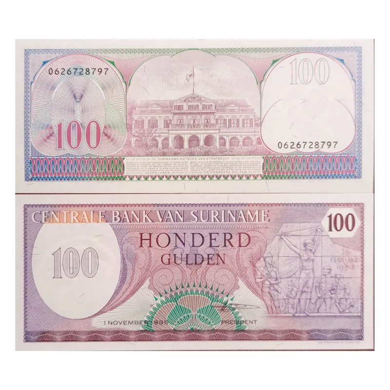 سورینام 100 گیلدن تک بانکی