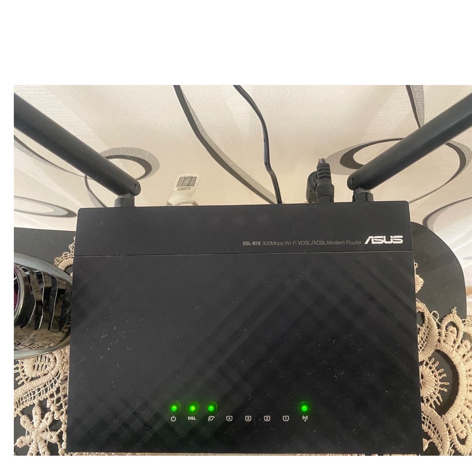 مودم روتر ایسوس مدل DSL-N16 بیسیم N300