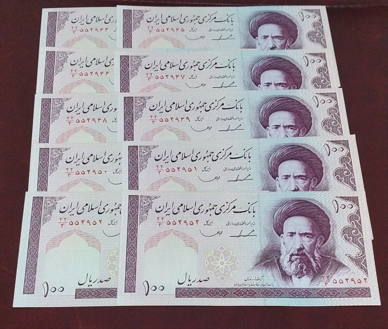 پنج جفت صد ریالی مدرس، ایروانی، قاسمی
