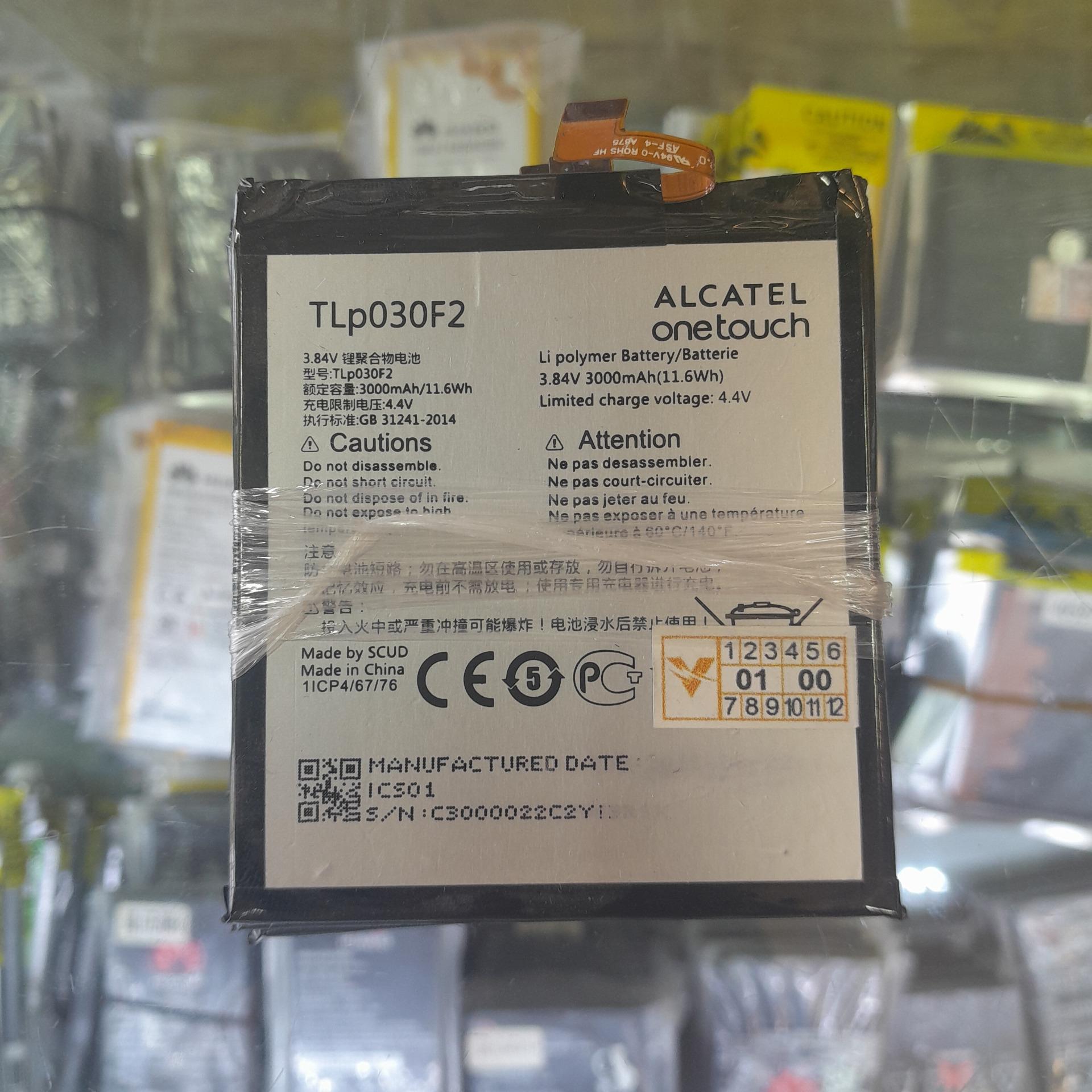 باتری ALCATEL مدل فنی TLP030F2
