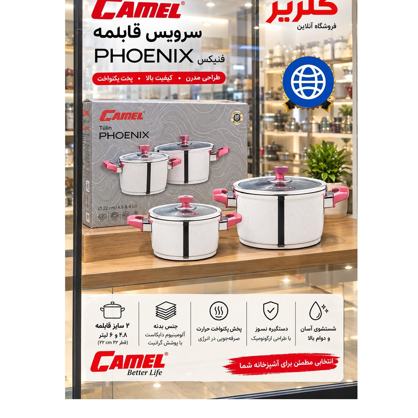 زود پز دوقلو کاندید 4 و 6 لیتری
