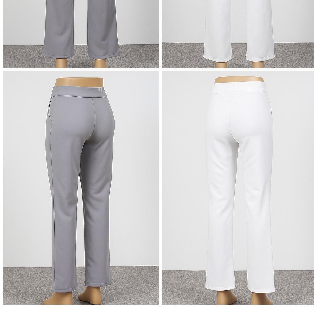 شلوار کتان سفید