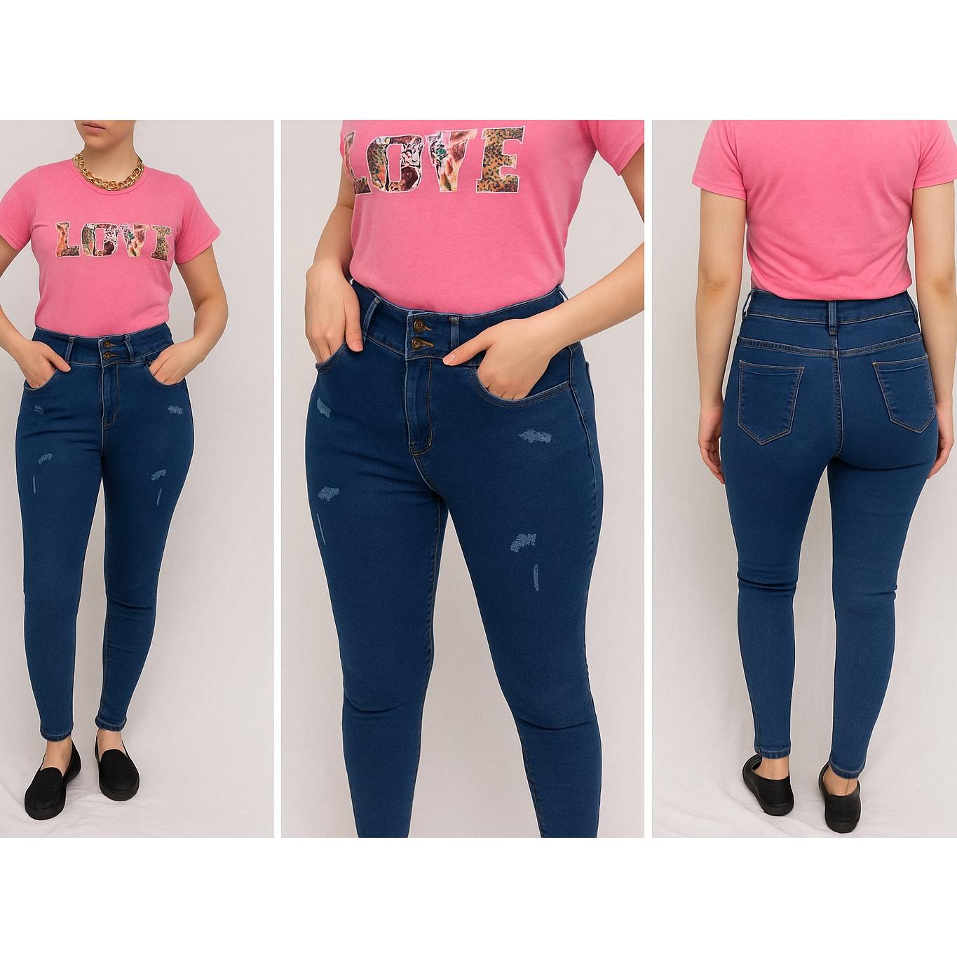 شلوار دخترانه آبی