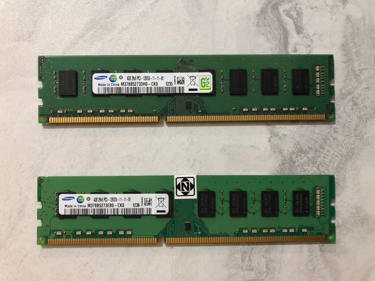 2 عدد رم 4 گیگDDR3 برند سامسونگ فرکانس 1600MHz