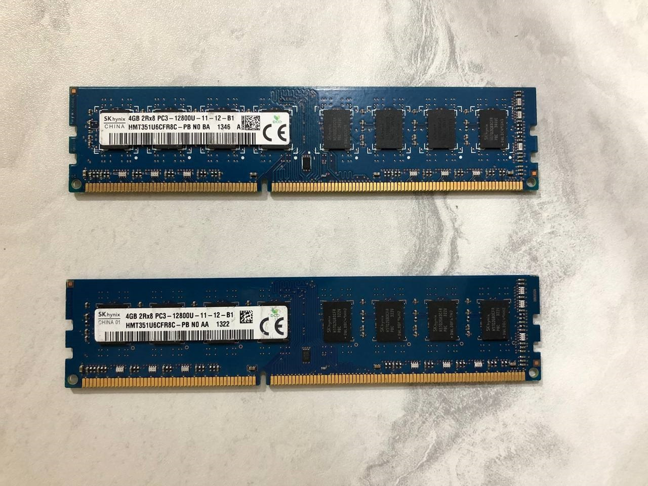 2 عدد رم 4 گیگDDR3 اس کا هاینیکس با فرکانس 1600MHz