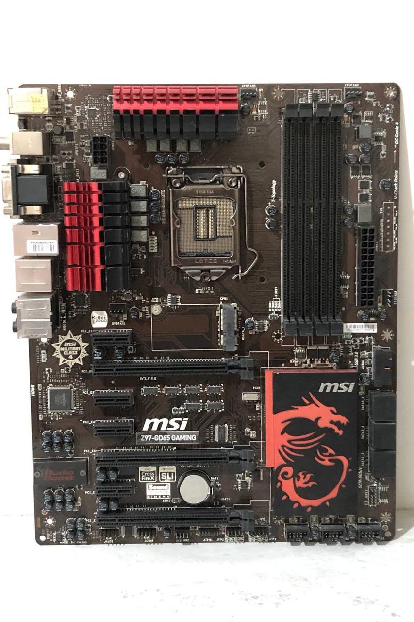 مادربردDDR3 گیمینگ MSI مدل Z97-GD65 GAMING