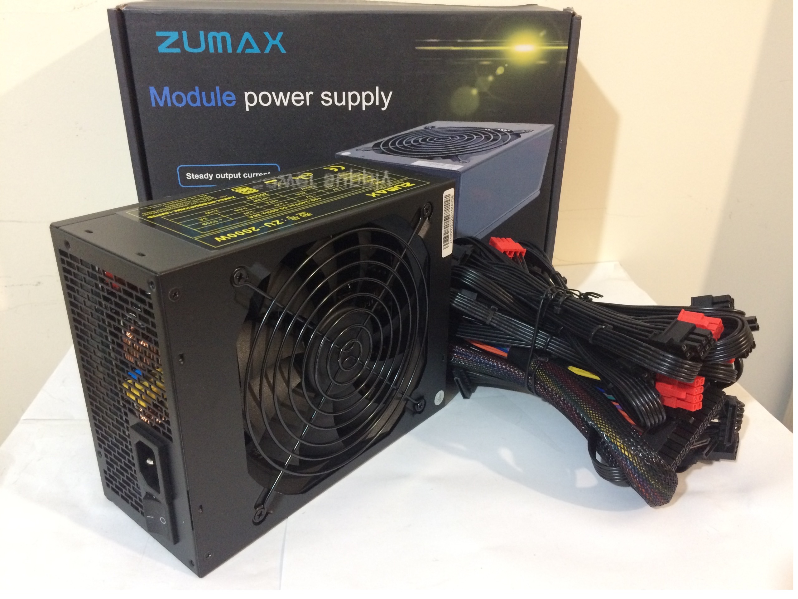 پاور 2000وات برند ZUMAX مدل ZU-2000W فول ماژولار