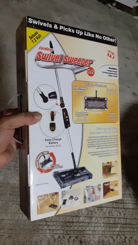 جارو شارژی فوق العاده نو به توضیح