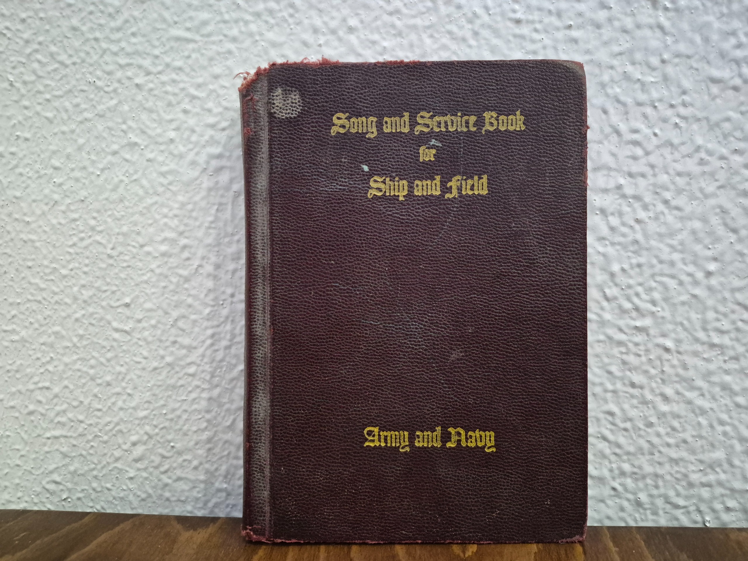 Song book for ship and field
