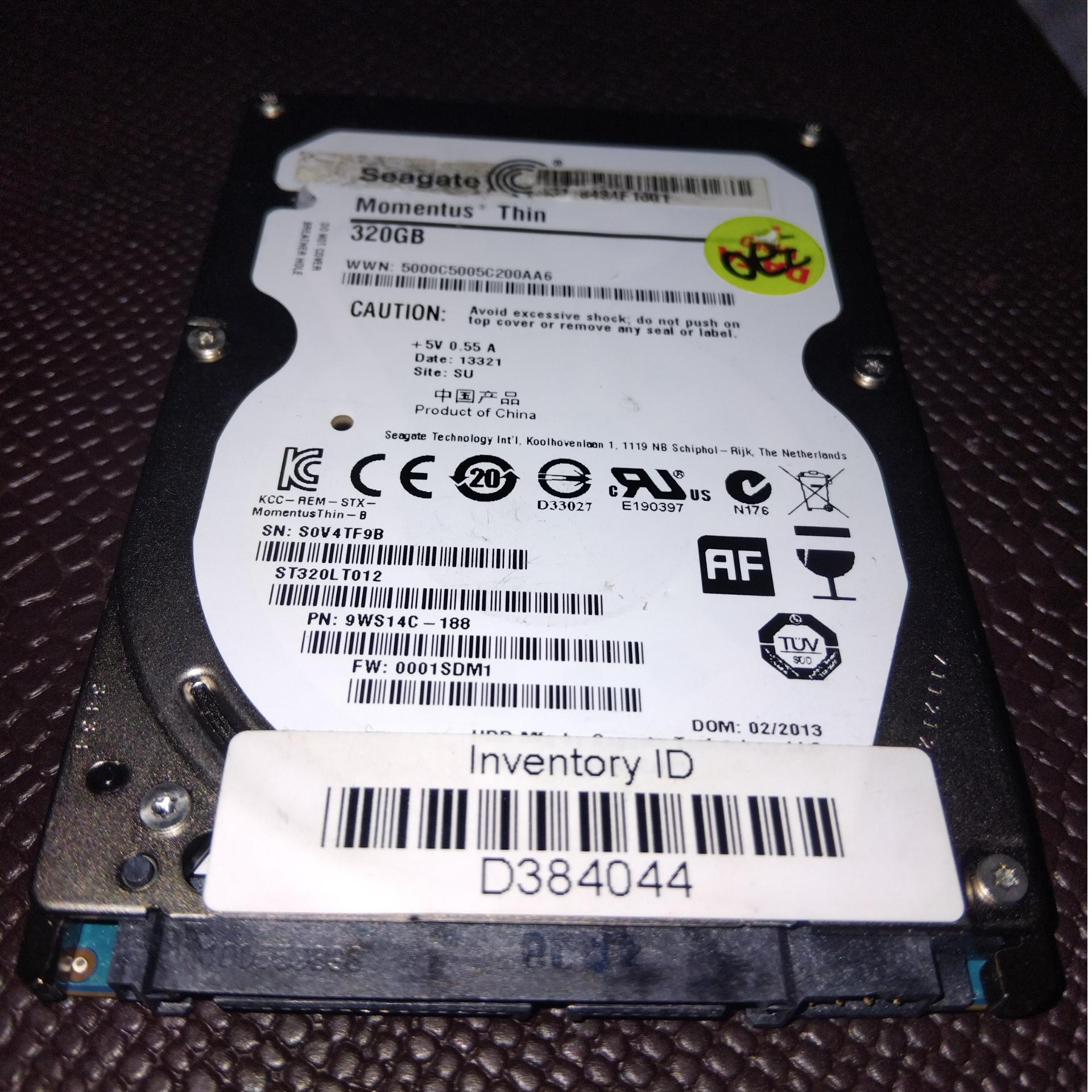 هارد seagate 320TB لپ تاپ