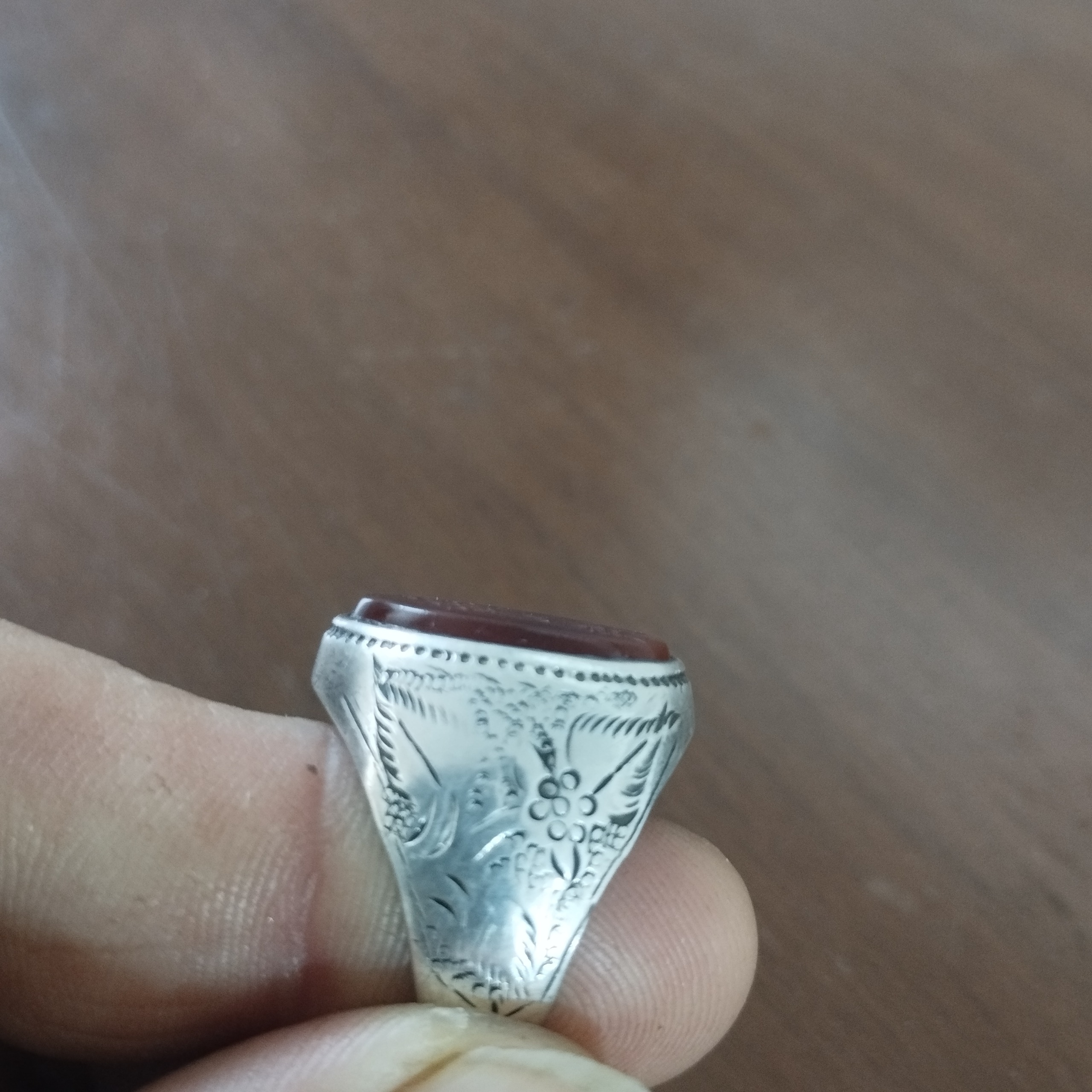 انگشتر نقره کهنه