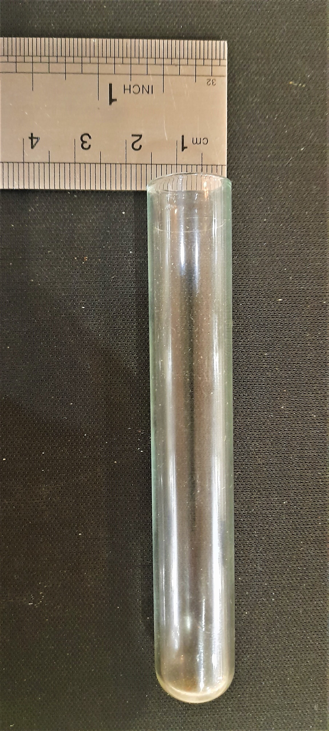  10 لوله آزمایش 10 cm  با قطر 1.5 cm  درپوش دار