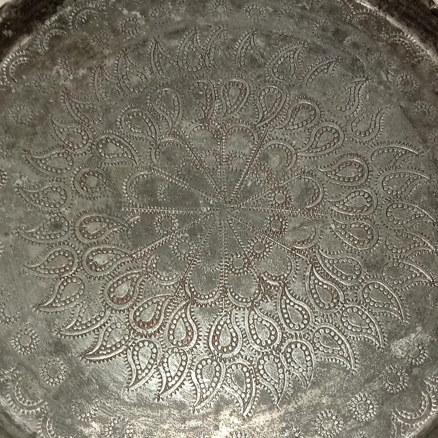 سینی قلم زنی قدیمی