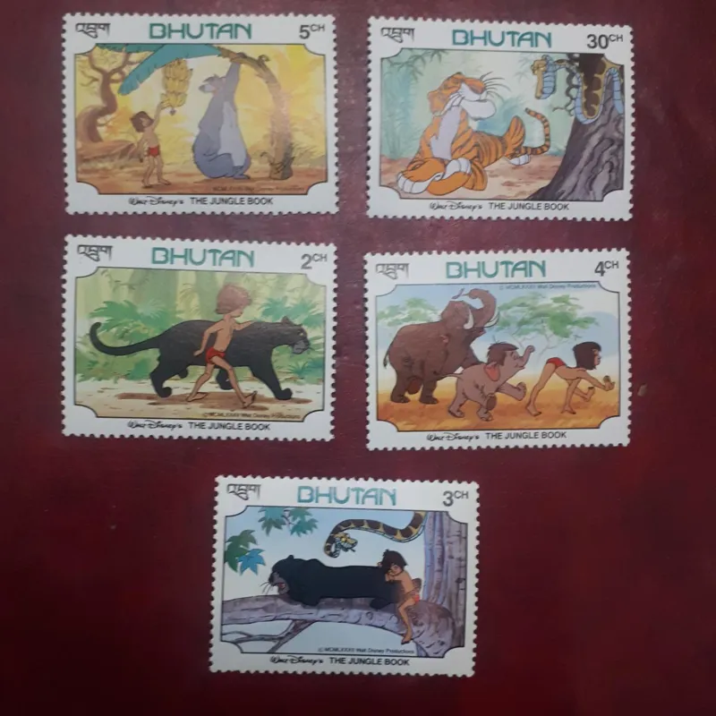 تعداد 5 تمبر کارتونی ، کارتون والت دیسنی