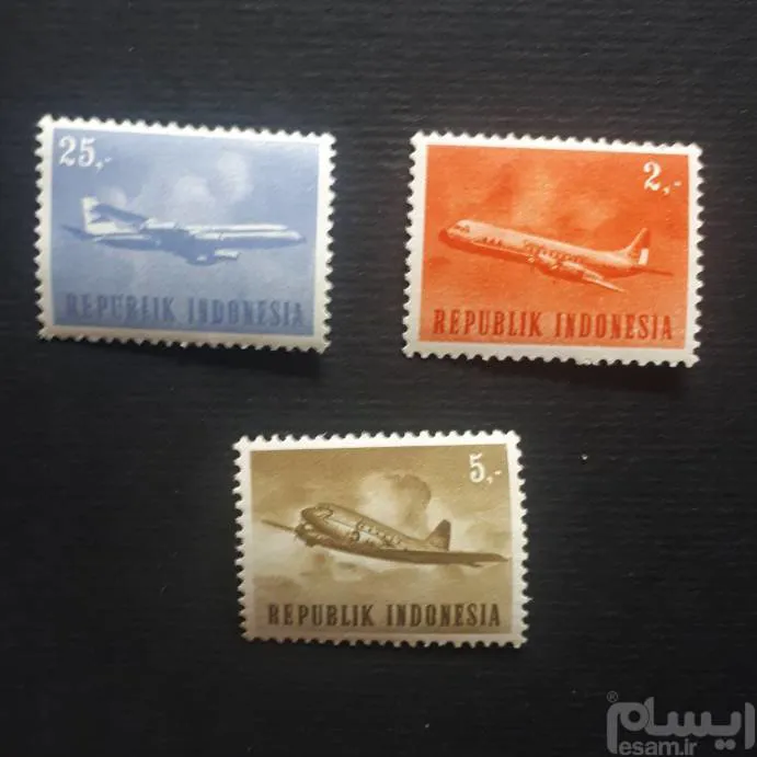 3 تمبر خارجی هواپیما ، اندونزی